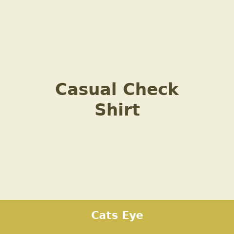 Casual Check Shirt