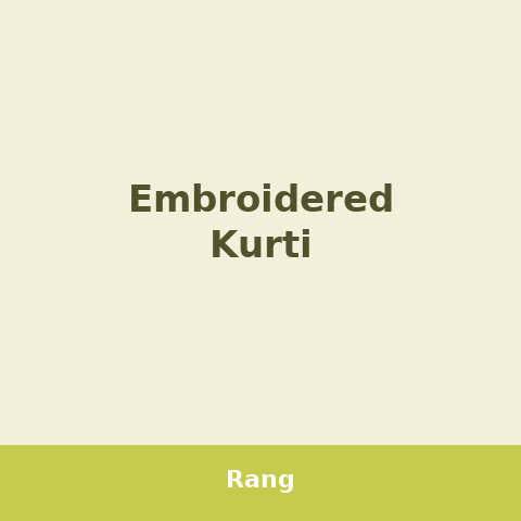Embroidered Kurti