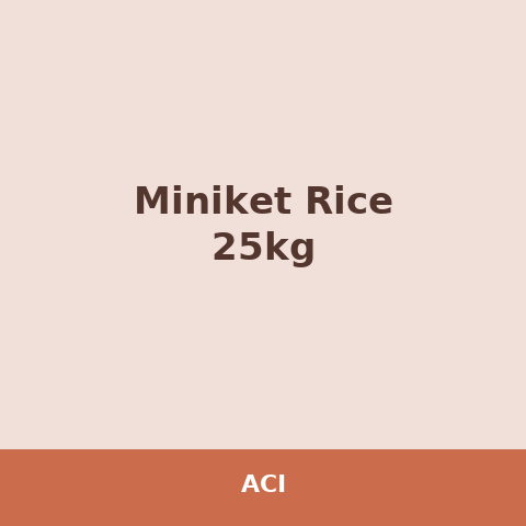 Miniket Rice 25kg