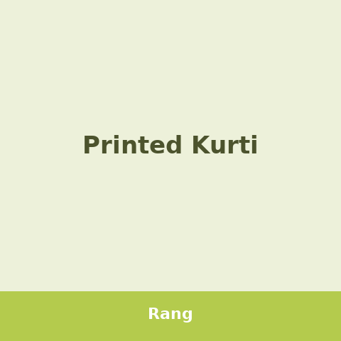 Printed Kurti