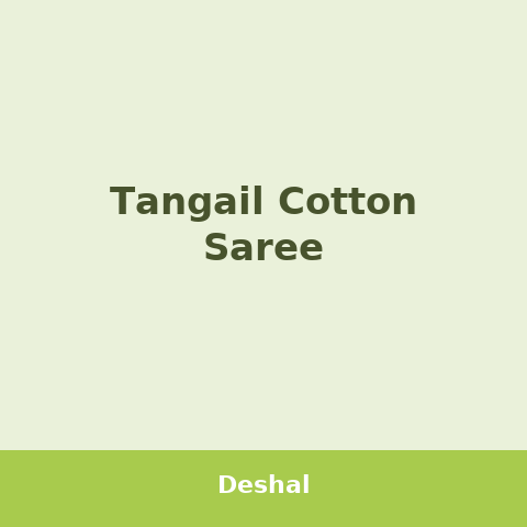Tangail Cotton Saree